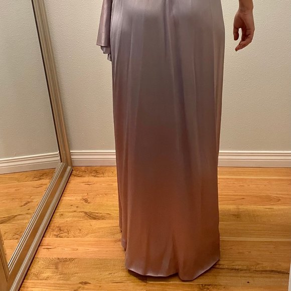 Pure Satin 1950's Evening Gown - Picture 2 of 8